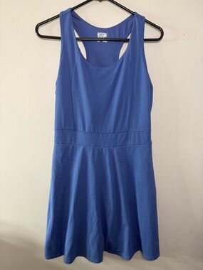 32 Degrees Cool Blue Athletic Dress Racerback Built In Shorts Size Large